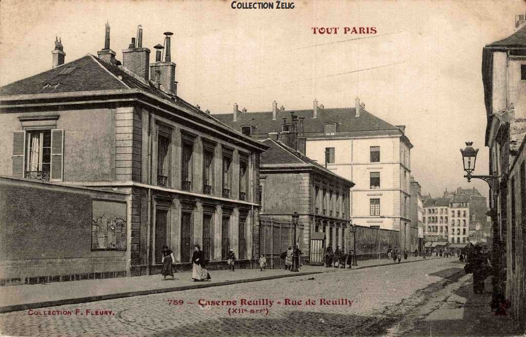 759 - Caserne de Reuilly - Rue de Reuilly