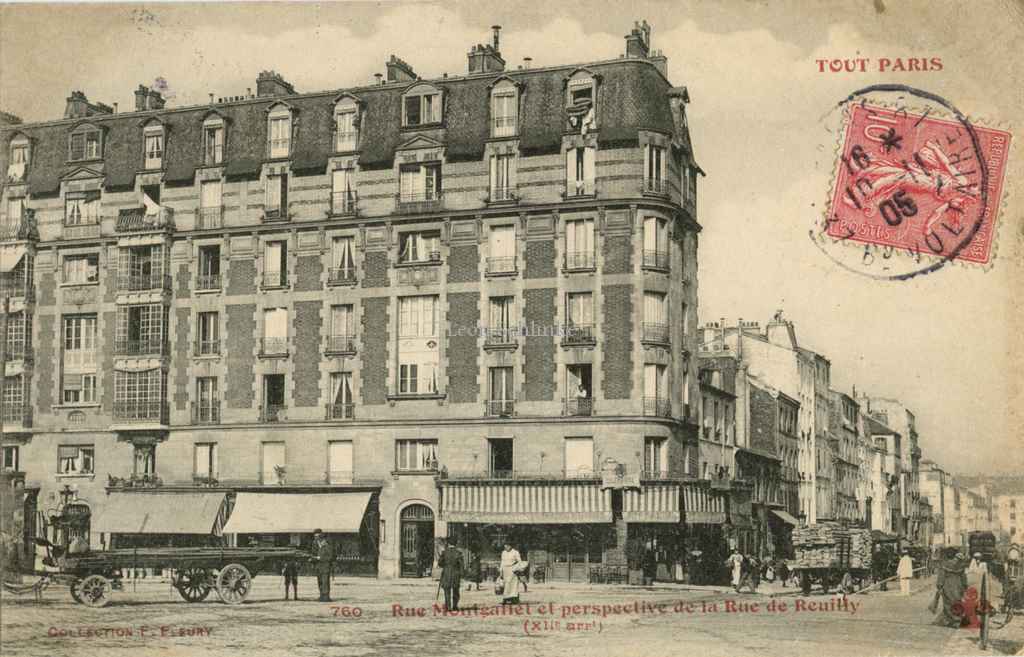 760 - Rue Mongallet et perspective de la Rue de Reuilly