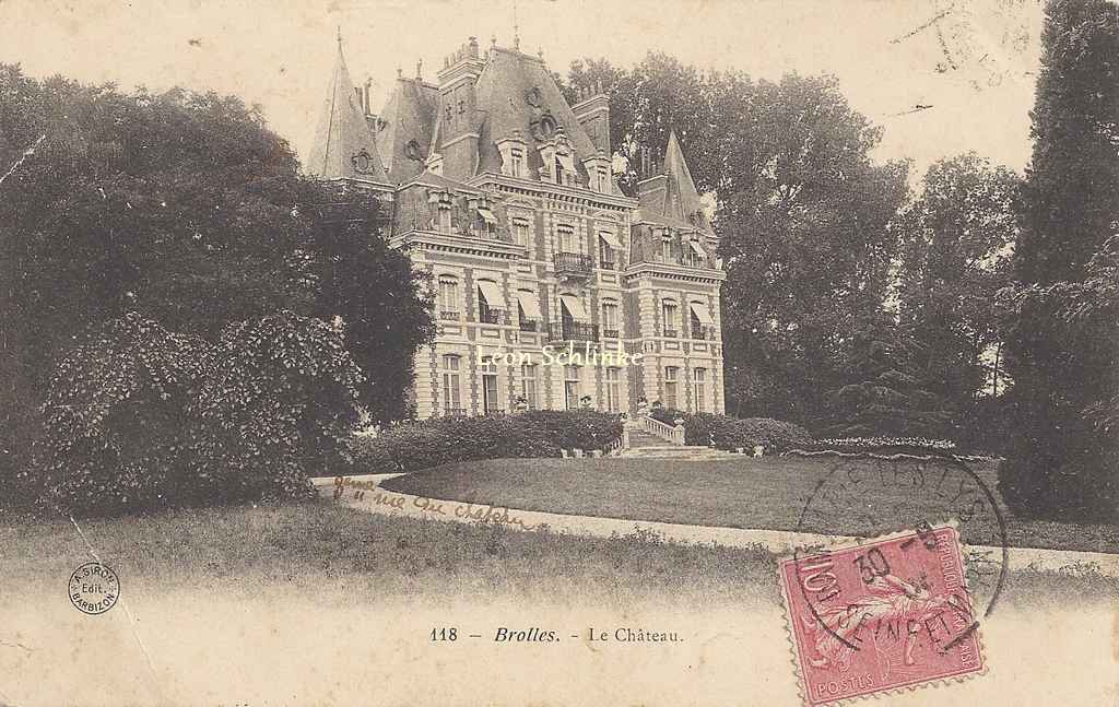 77-Brolles - Le Château (A.Siron 118)