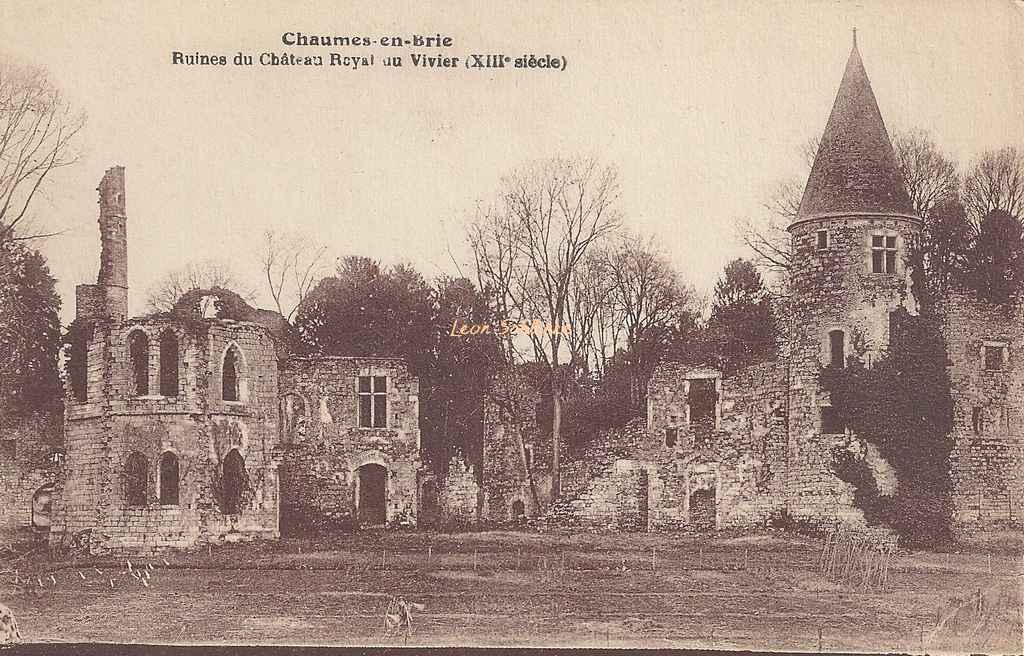 77-Chaumes-en-Brie - Château Royal du Vivier (Lamy)