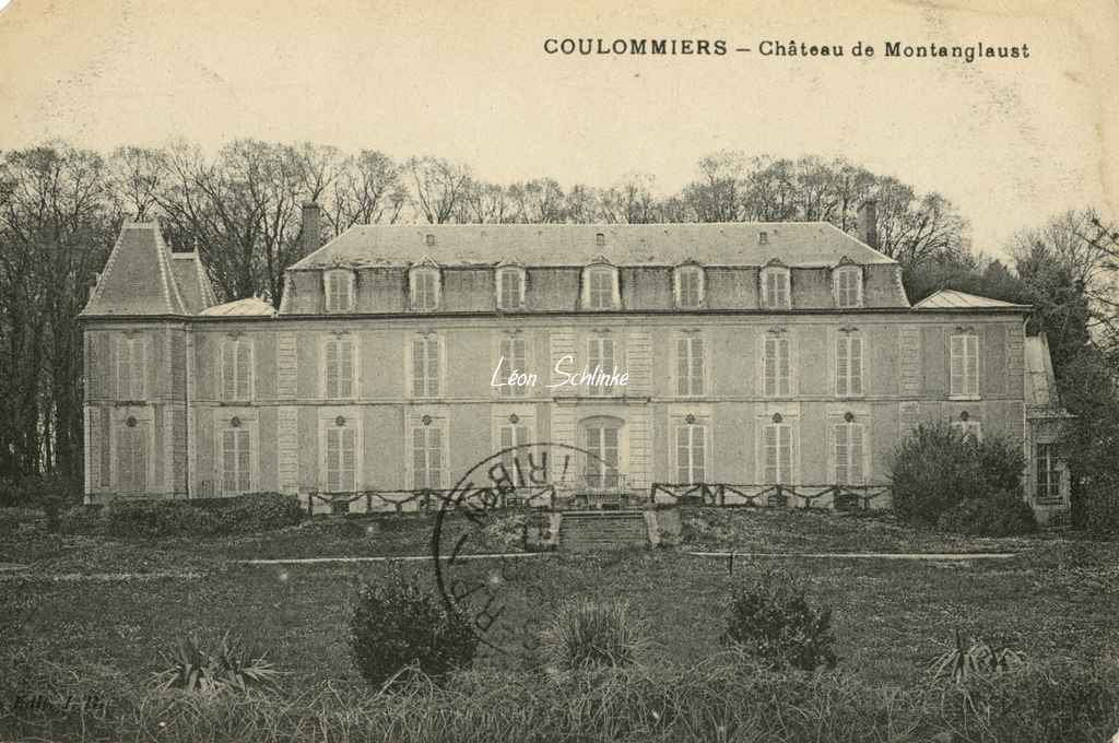 77-Coulommiers - Château de Montanglaust (illisible)