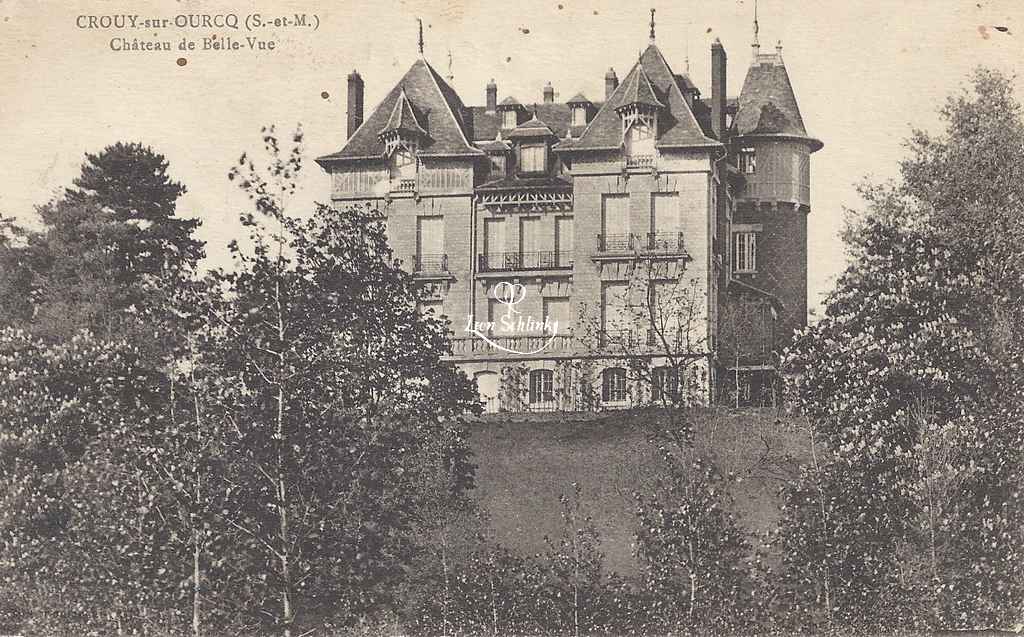 77-Crouy-sur-Ourcq - Château de Belle-Vue (J.Bourgogne)