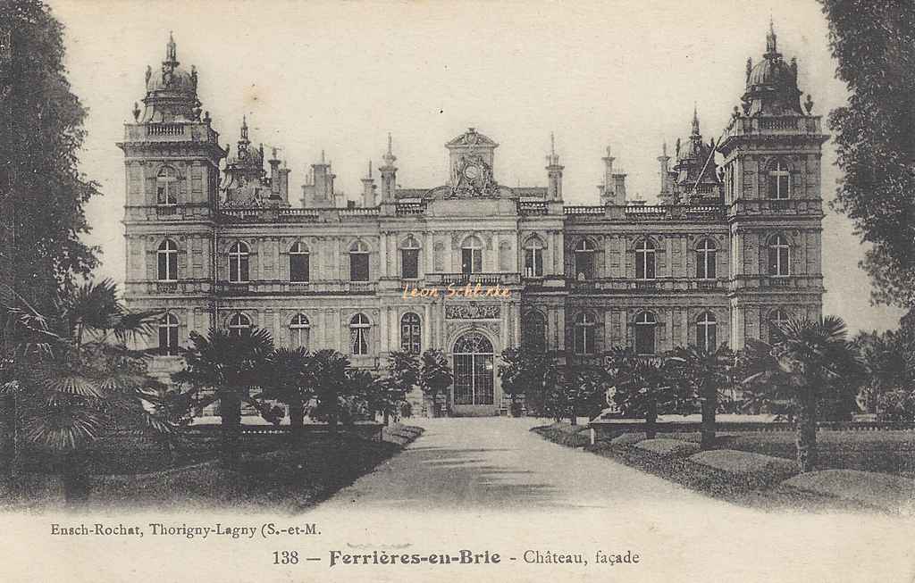 77-Ferrières-en-Brie - 138 - Le Château (Ensh-Rochat)