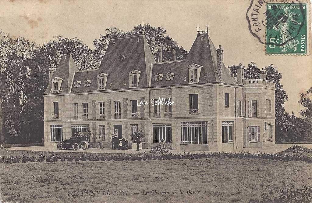 77-Fontaine-le-Port - 226 - Le Château de la Barre (ND)