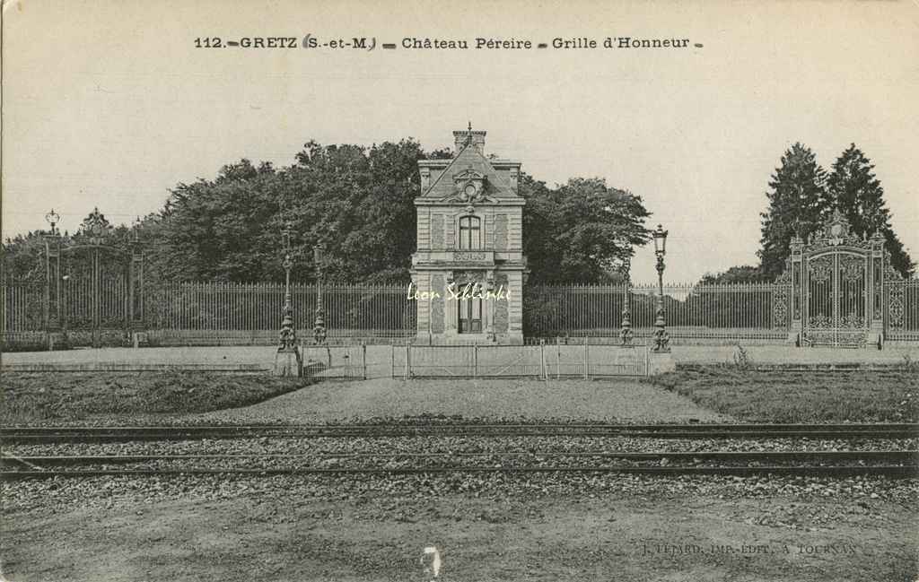 77-Gretz - Château Péreire (Féjard J. 112)