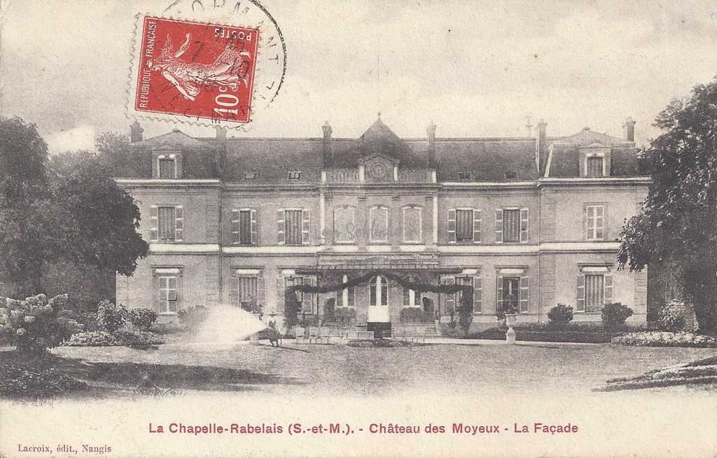 77-La Chapelle-Rablais - Château des Moyeux (Ed. Lacroix)