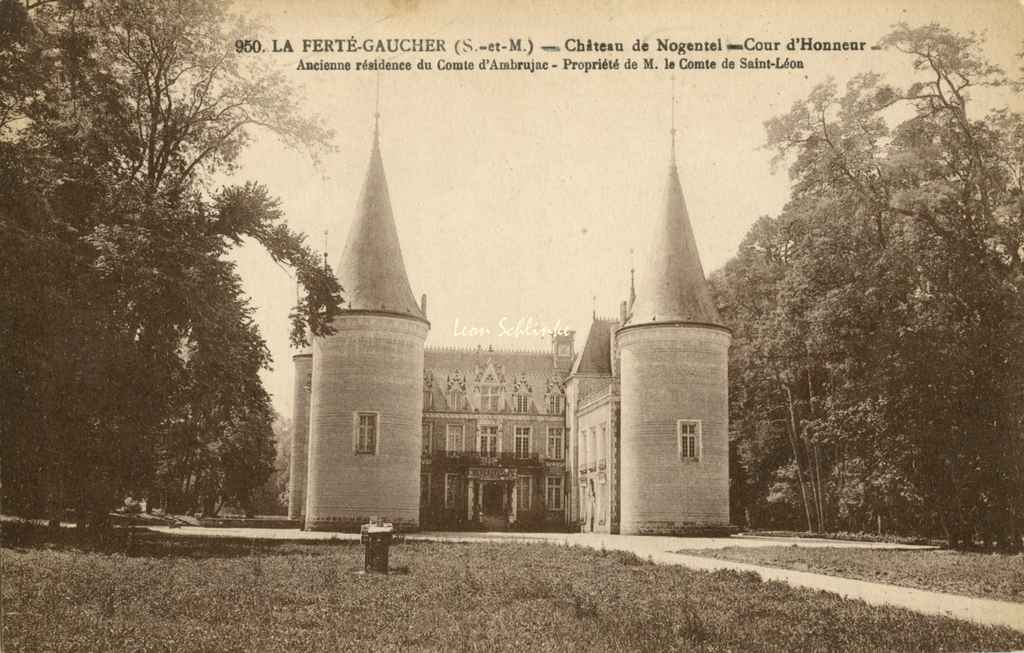 77-La Ferté-Gaucher - Château de Nogentel (E.Mignon 950)