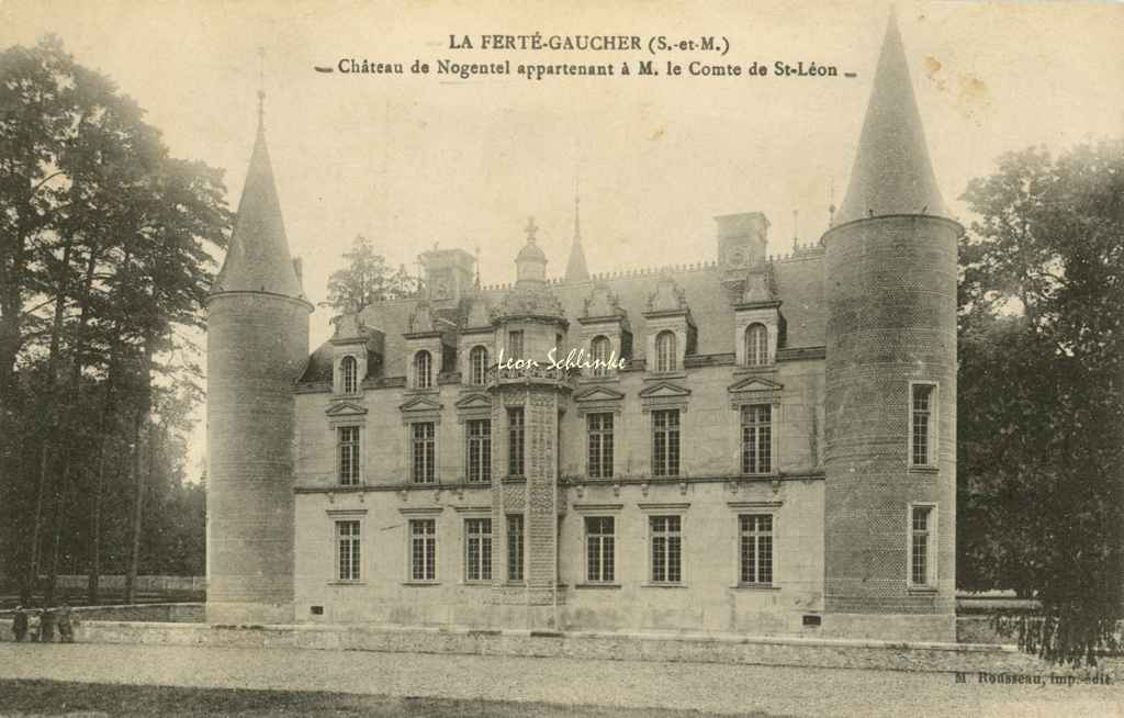 77-La Ferté-Gaucher - Château de Nogentel (Rousseau M.)