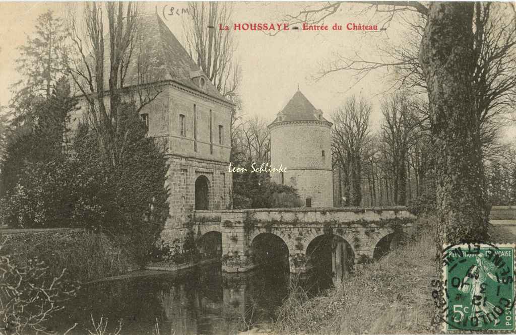 77-La Houssaye - Entrée du Château (inconnu)