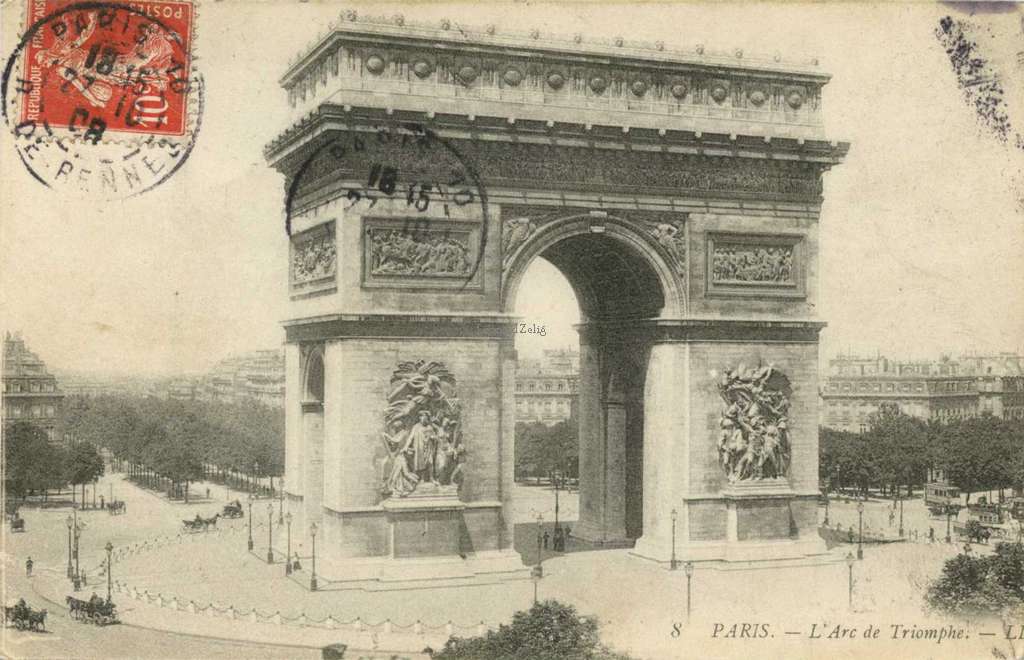 8 - PARIS - L'Arc de Triomphe (2)