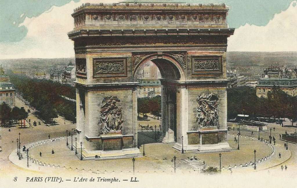 8 - PARIS - L'Arc de Triomphe