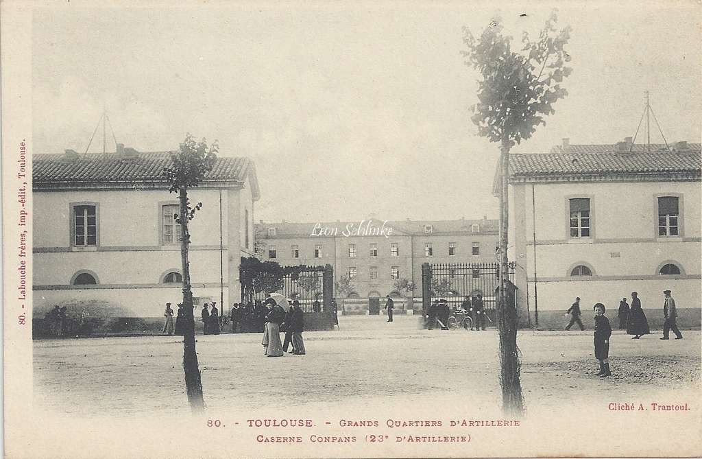80 - Grands Quartiers d'artillerie, Caserne Compans (23° d'artillerie)