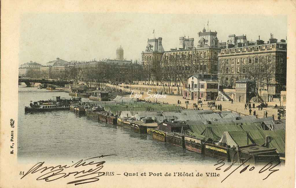 81 - Quai et Port de l'Hôtel de Ville