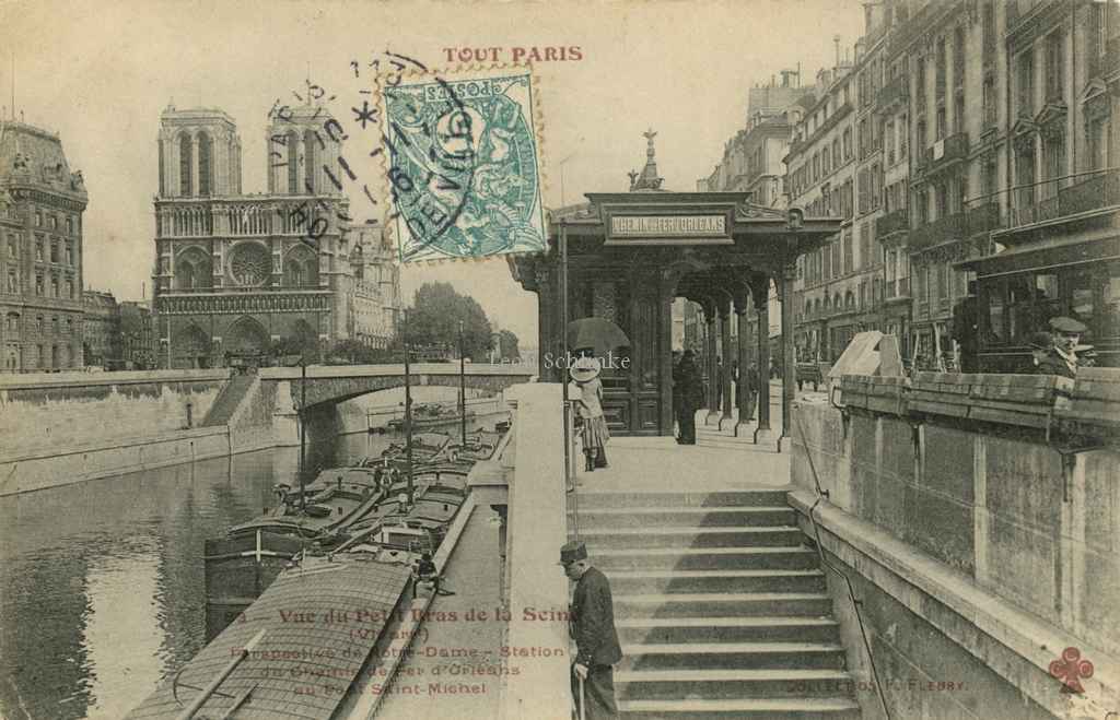 83 - Vue du Petit Bras de la Seine - Notre-Dame