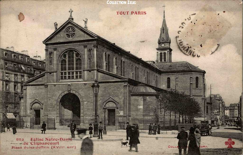 852 - Eglise Notre-Dame de Clignancourt - Place Jules Joffrin