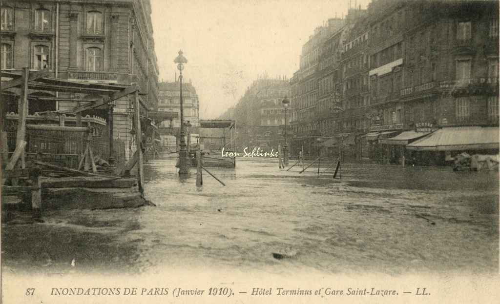 87 - Hôtel Terminus et Gare St-Lazare