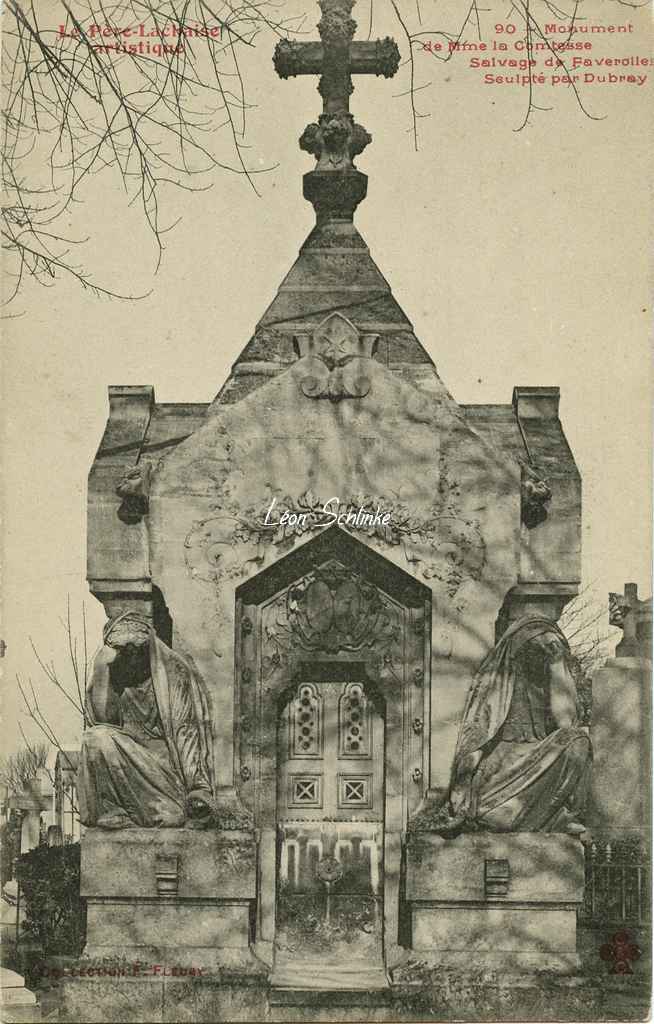 90 - Monument de la Comtesse Salvage de Faverolles par Dubray
