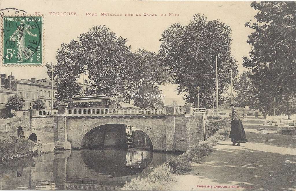 90 - Pont Matabiau sur le Canal du Midi