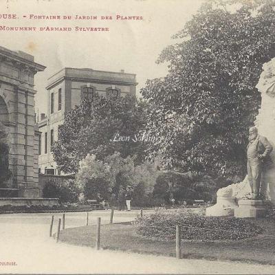 92 - Fontaine du Jardin des Plantes et Monument d'Armand Sylvestre
