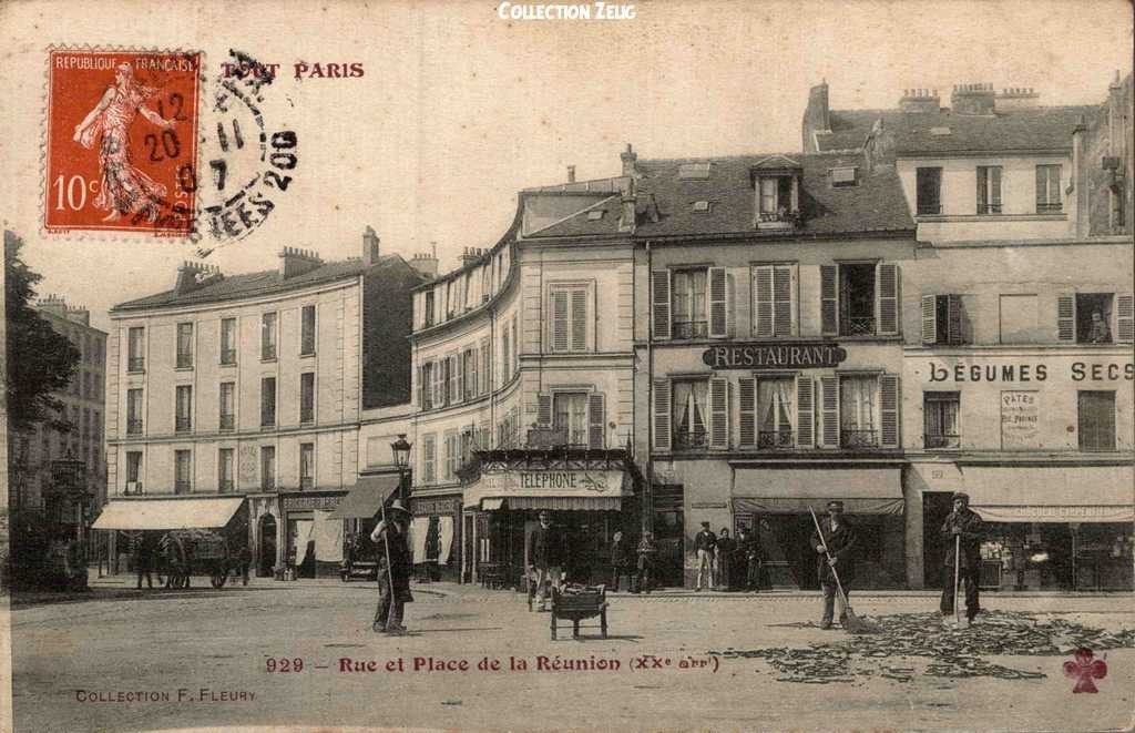 929 - Rue et Place de la Réunion