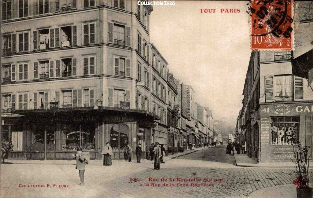 930 - Rue de la Roquette à la Folie-Régnault