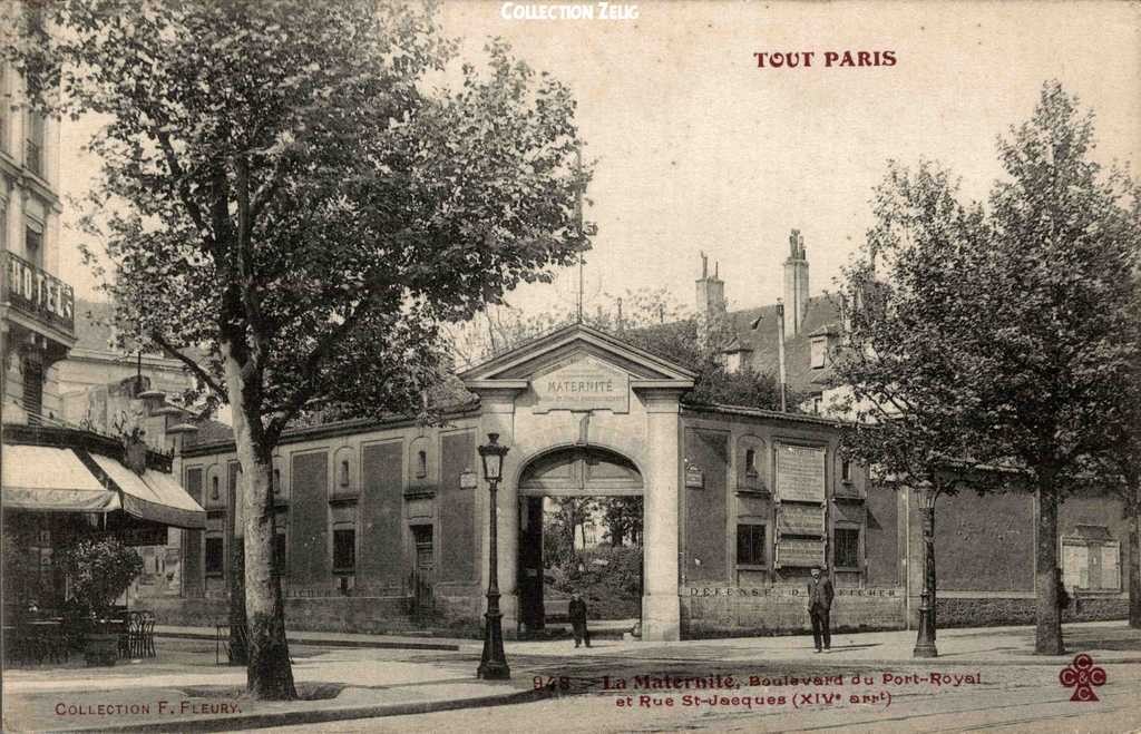 948 - La Maternité, Boulevard du Port-Royal et Rue St-Jacques