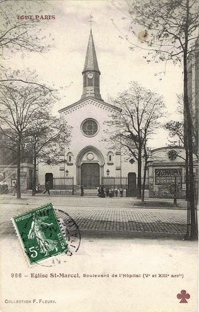 966 - Eglise Saint-Marcel - Boulevard de l'Hôpital