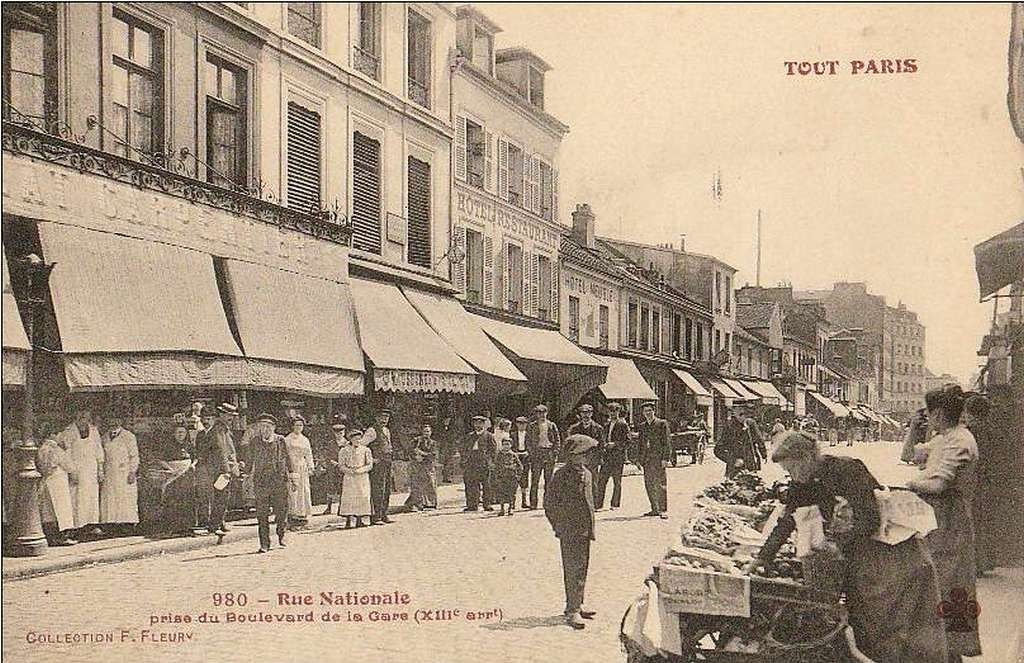 980 - Rue Nationale prise du Boulevard de la Gare