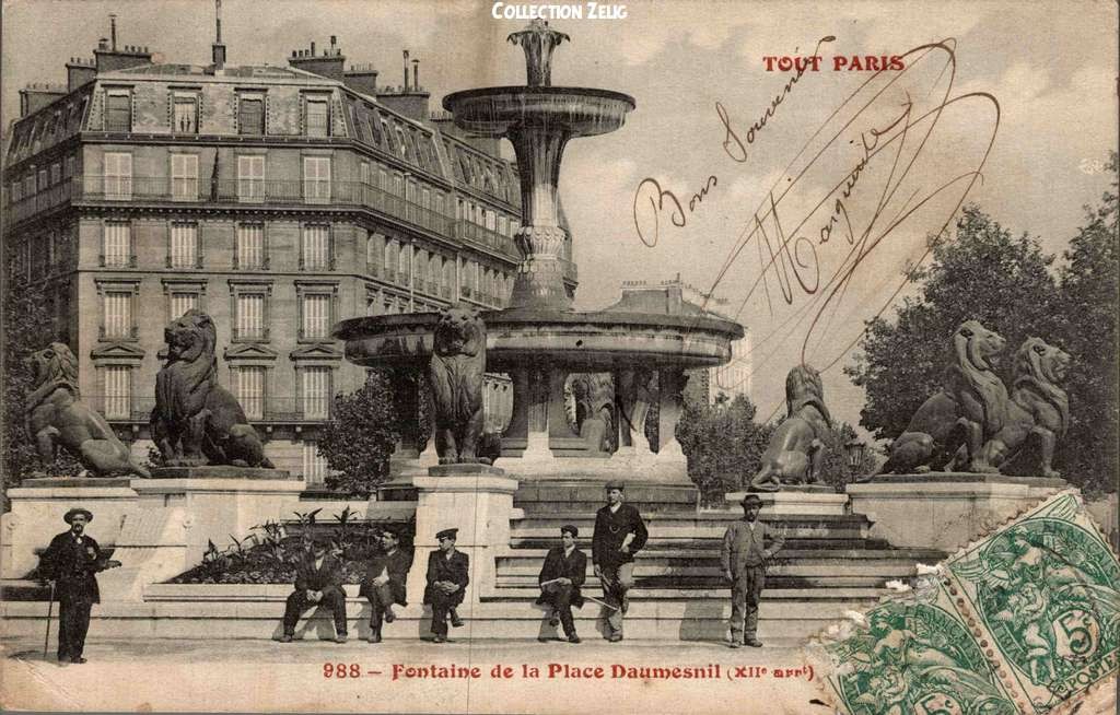 988 - Fontaine de la Place Daumesnil