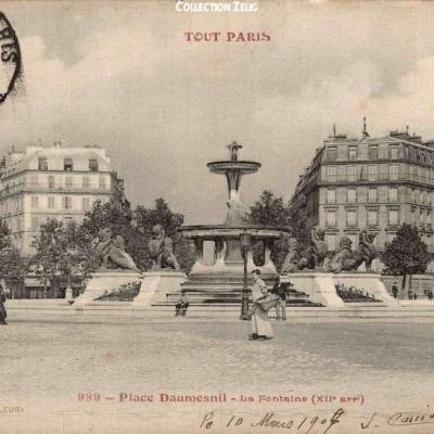 989 - Place Daumesnil - La Fontaine