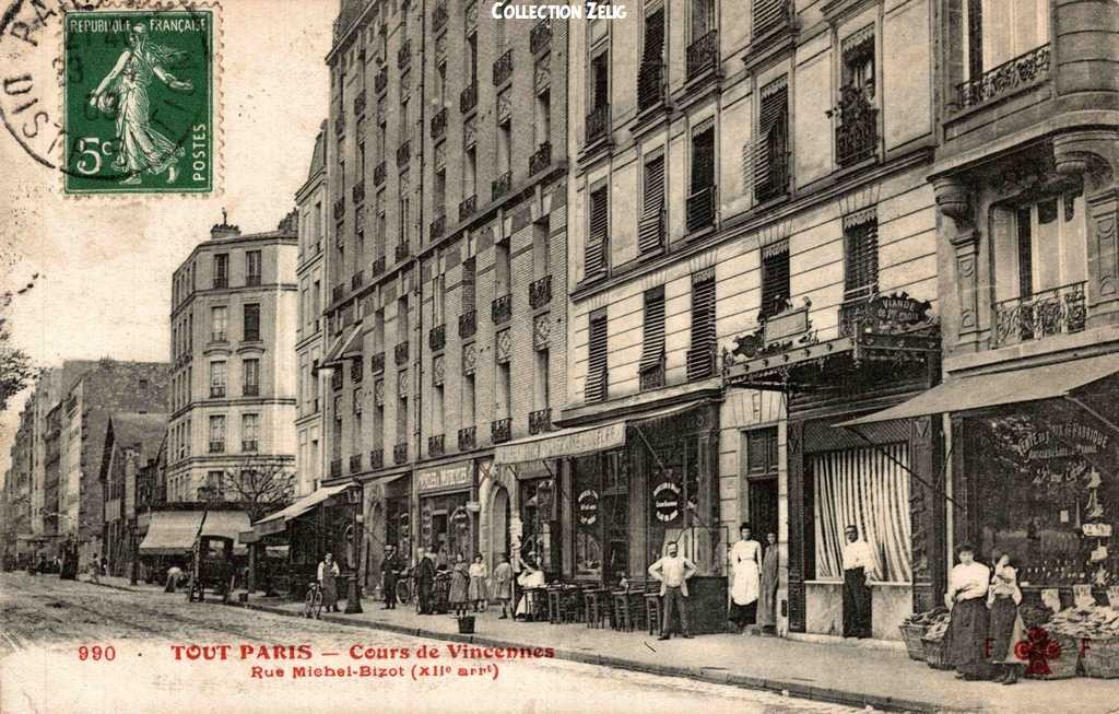 990 - Cours de Vincennes - Rue Michel-Bizot