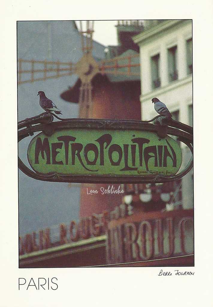 A.Baudry 10071 - Le Métro et le Moulin Rouge