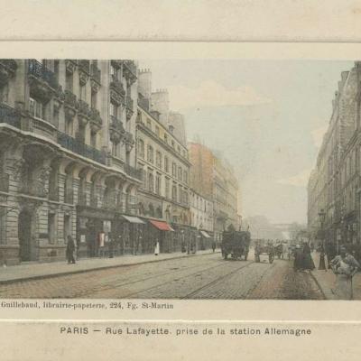 Guillebaud A. - Lib-papeterie - Rue Lafayette à la Station Allemagne