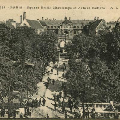 AL 289 - Paris - Square Emile Chautemps et Arts et Métiers