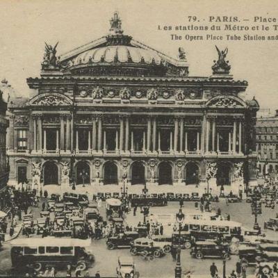 AL 79 - PARIS - Les stations du Métro et le Théâtre de l'Opéra