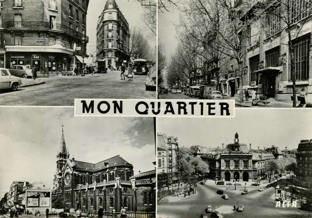 ALFA 7.402-D - PARIS (XX°) - Rue des Pyrénéés, Place Gambetta..