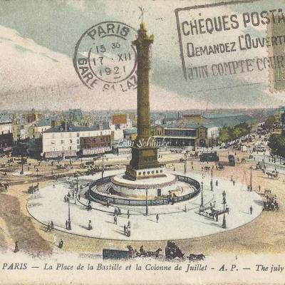 AP 127 - La Place de la Bastille et la Colonne de Juillet