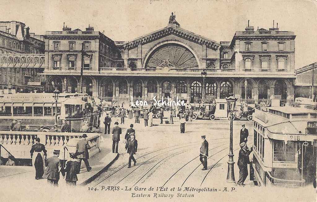 AP 204 - La Gare de l'Est et le Métro