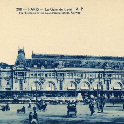 AP 208 - PARIS - La Gare de Lyon
