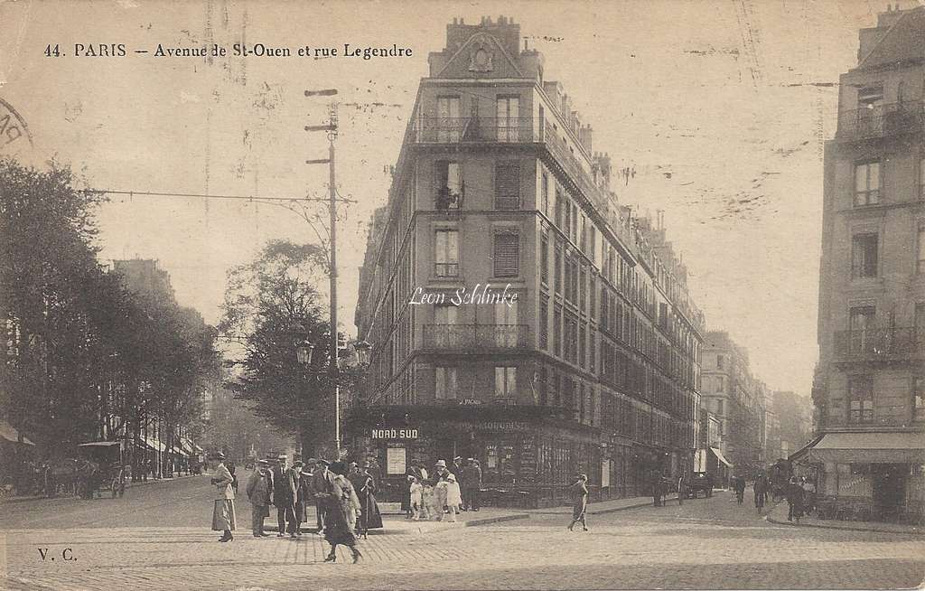 VC 44 - Avenue de St-Ouen et rue Legendre