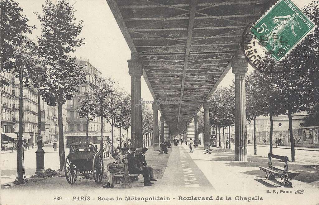 BF 239 - Sous le Métropolitain - Boulevard de la Chapelle