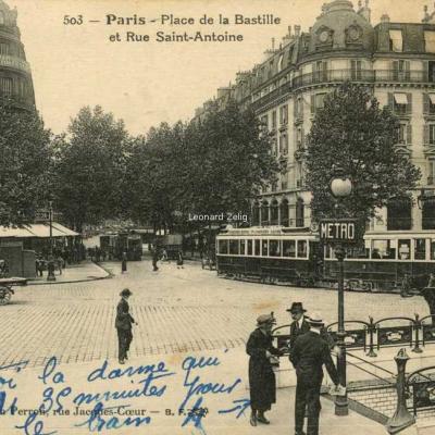 BF 503 - Paris - Place de la Bastille et Rue Saint-Antoine