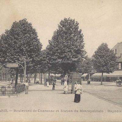 JLC 544 - Boulevard de Charonne et Station du Métropolitain Bagnolet