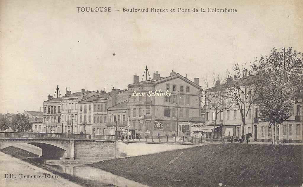 Boulevard Riquet et Pont de la Colombette