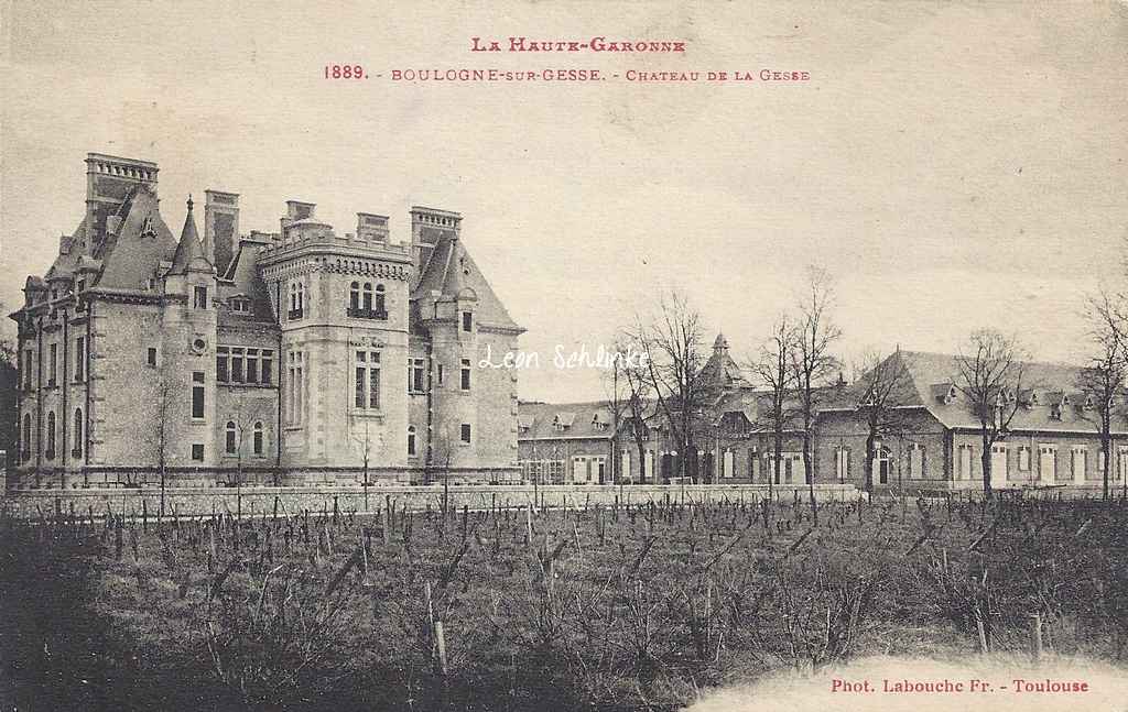 Boulogne-sur-Gesse - Château de la Gesse (Labouche 1889)