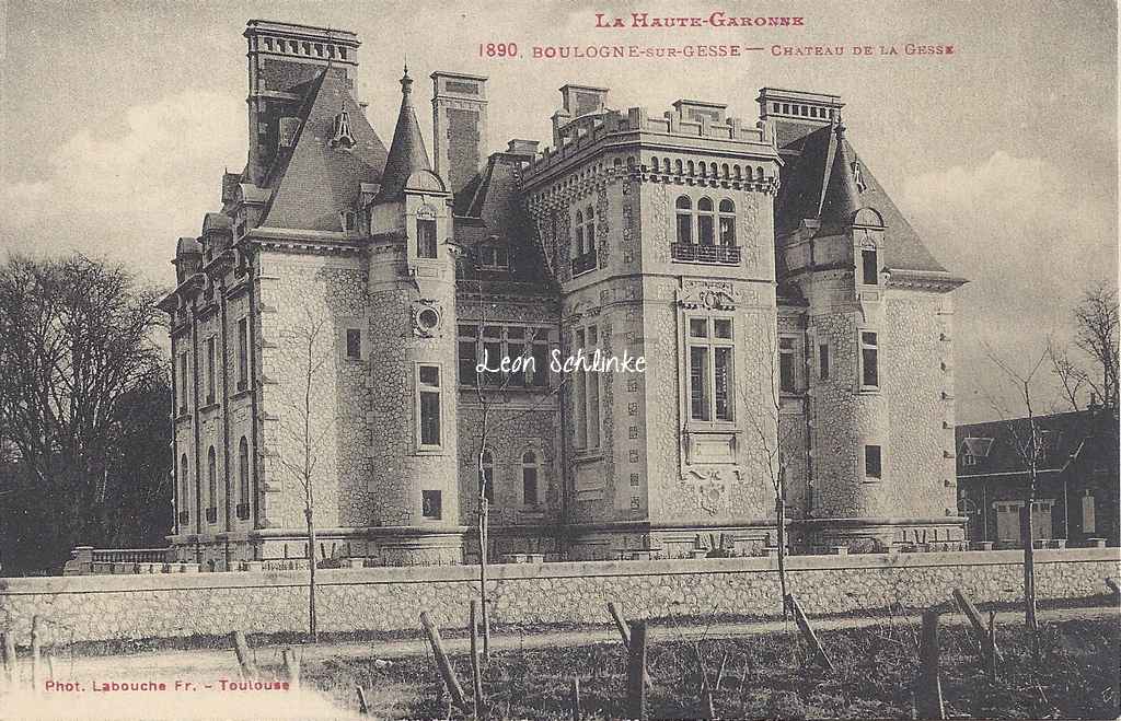 Boulogne-sur-Gesse - Château de la Gesse (Labouche 1890)