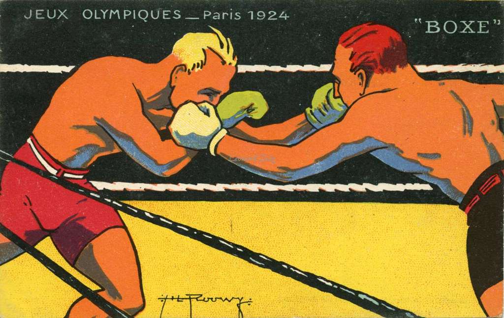H.L Roowy - Jeux Olympiques 1924 - BOXE