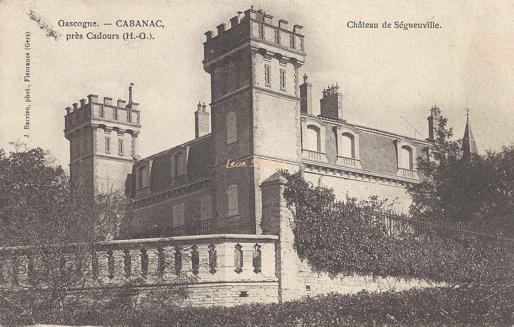 Cabanac - Château de Ségueville (J.Barrieu)