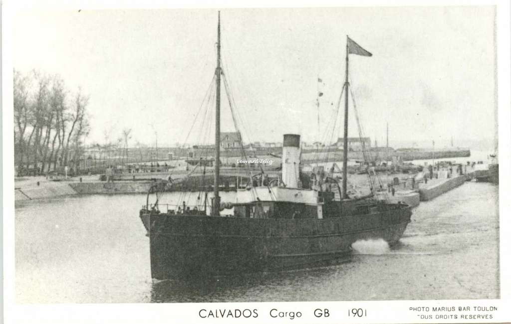 Cargo CALVADOS GB 1901