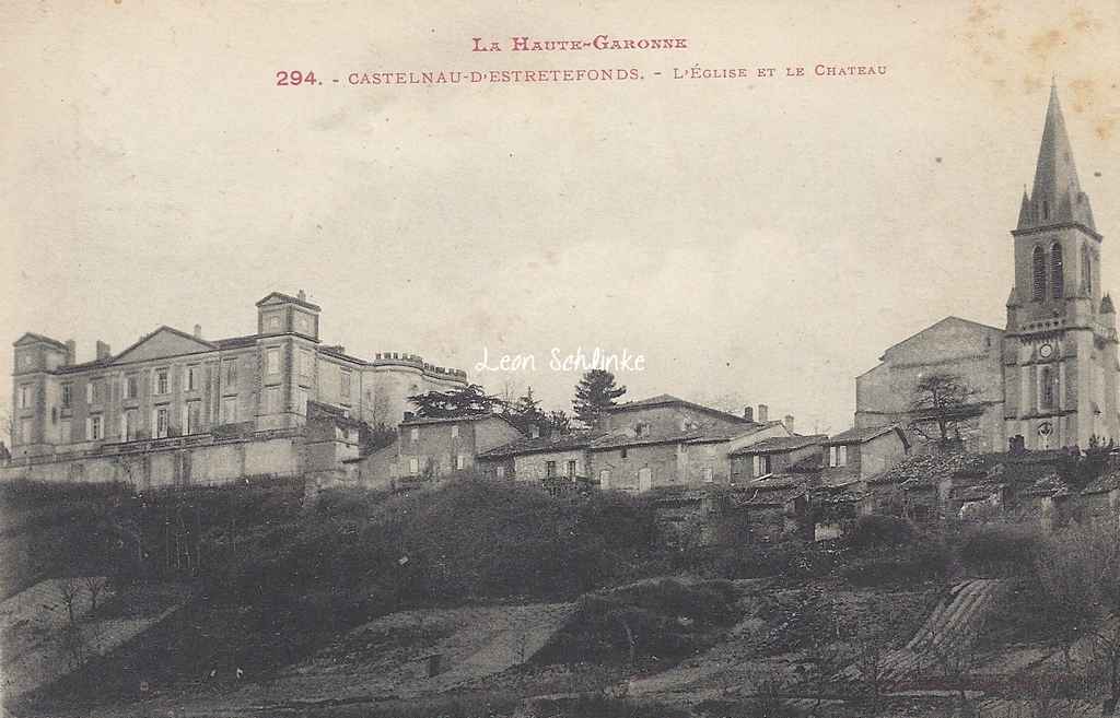 Castelnau-d'Estretefonds - Le Château (Labouche 294)